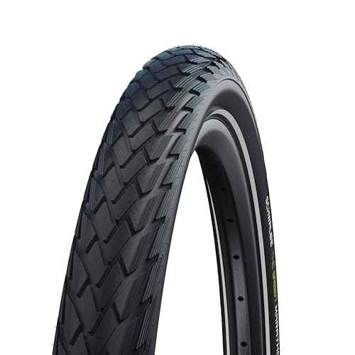 Schwalbe Green Marathon Tire - 26 x 1.50, Clincher, Wire, Black/Reflective, Performance Line, GreenGuard, TwinSkin,