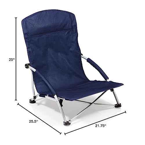 ONIVA - a Picnic Time brand - Tranquility Beach Chair with Carry Bag - Low Beach Chair