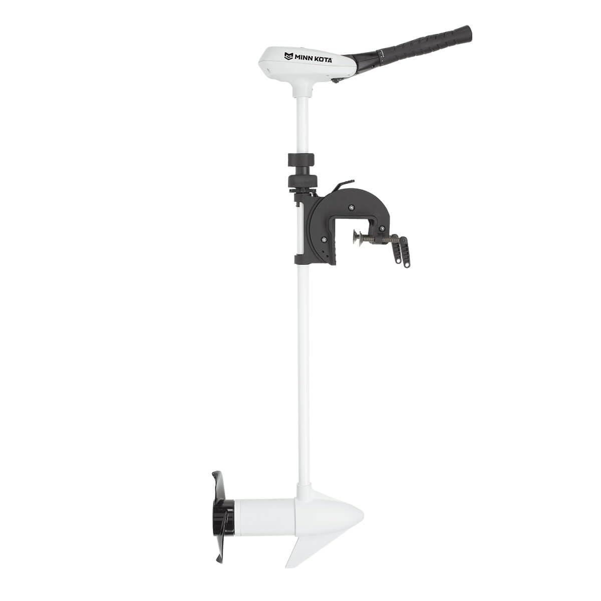 Minn Kota Riptide Transom-Mount Electric Trolling Motor with Tilt/Extend Tiller, Digital Maximizer – 80 Lb. Thrust, 42 in. Shaft, Saltwater