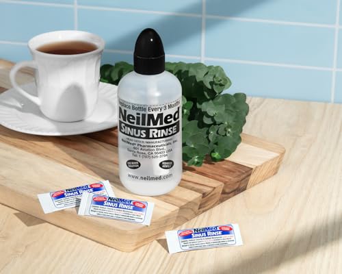 NeilMed Sinus Rinse - A Complete Sinus Nasal Rinse Kit, 50 count (Pack of 1) Count may vary