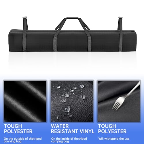 Large Tent Storage Bag - 83" L x 12" W - 600D High-Density Fabri Tent Poles Bag, Suitable for Various Heavy Duty Party Ten...