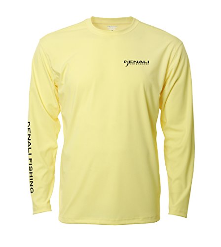 Denali Men's Fishing Tournament Redfish Teaser UPF 50+ Long Sleeve T-Shirt, UV Protection, Signature Logo Fisherman's Shirt