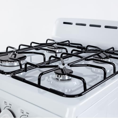 Avanti Gas Range Oven, Compact Freestanding Design, 4 Sealed Burners with Electronic Ignition, 2.1 Cu.Ft. Capacity Feature...