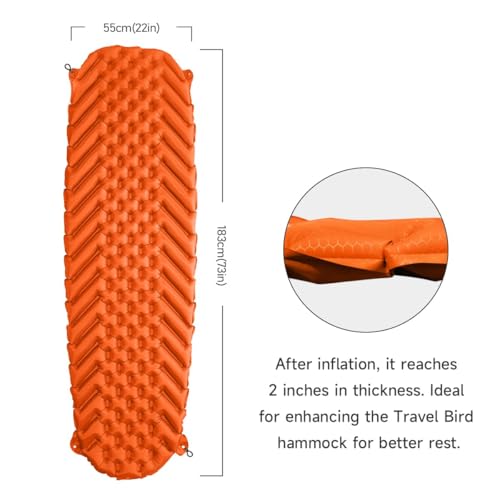Sleeping Bag Topquilt with Inflatable Sleeping Pad, Warm Insulation Sleeping Quilt for Backpacking, Camping and Hiking