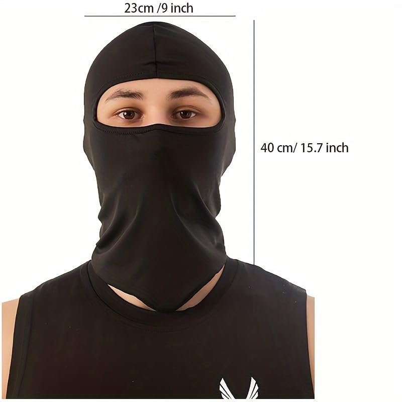 3-Pack Breathable Motorcycle Balaclava - Full Face and Neck Set - Premium All-in-One for Outdoor Sports, Cycling, Cold Wea...