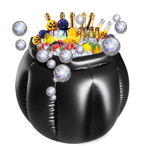 Goping Large Inflatable Halloween Ice Bucket for Parties, Travel & Beverage Chilling Portable Ice Barrel for Outdoor Gathe...
