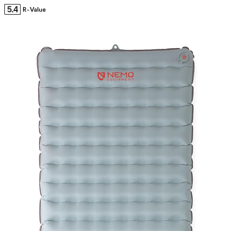 NEMO Equipment Tensor All-Season Ultralight Insulated Sleeping Pad - Regular Wide (72"x25") - Blade / Spicy Orange