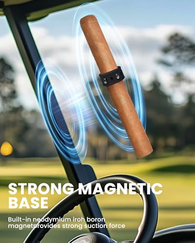 ACAOLOOM 2 Pack Magnetic Leisure Stick Holder – Premium Golf & Outdoor Accessory, Adjustable Silicone Grip for Travel, Gri...