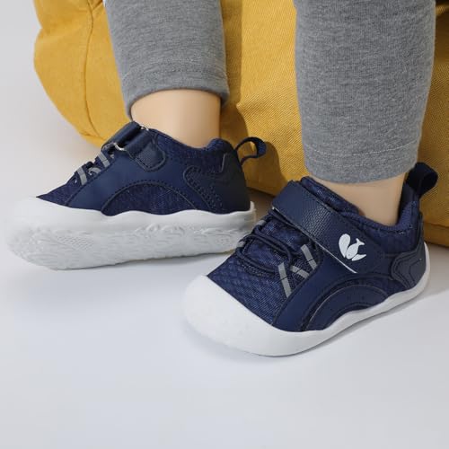 FEETCITY Wide Baby Shoes Boys Girls Baby Barefoot Shoes Breathable Infant Walking Shoe Crib Sock Shoe Toddler Sneakers Fle...