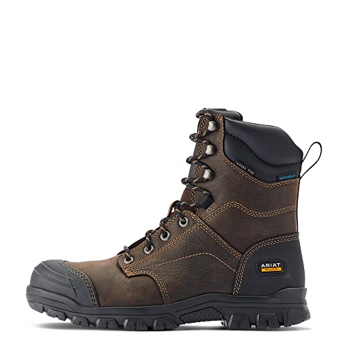 ARIAT mens Treadfast 8" Waterproof Steel Toe Work Boot