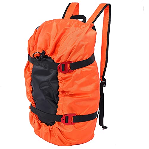 Rock Climbing Rope Bag portable Foldable climbing bag with Large Rope Tarp and Adjustable Shoulder Straps Waterproof Large...