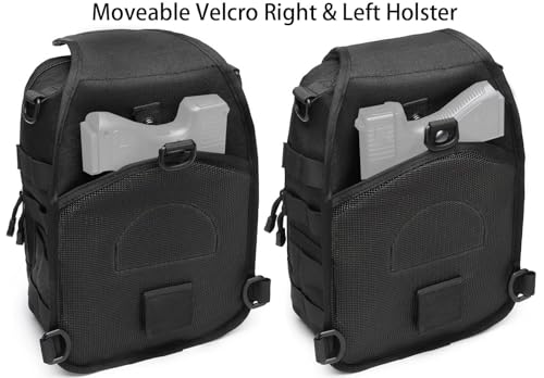 ATBP Tactical Sling Backpack With Holster Military Crossbody Bag for Men Single Shoulder Back Pack 10L