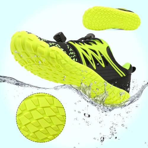 L-RUN Kids Water Shoes Boys Girls Water Hiking Shoes Indoor Outdoor Quick Dry Athletic Sneaker Shoes