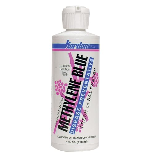 Kordon Methylene Blue Disease Preventative – Safe for Freshwater & Saltwater Aquariums, Prevents Fungal Infections & Treat...