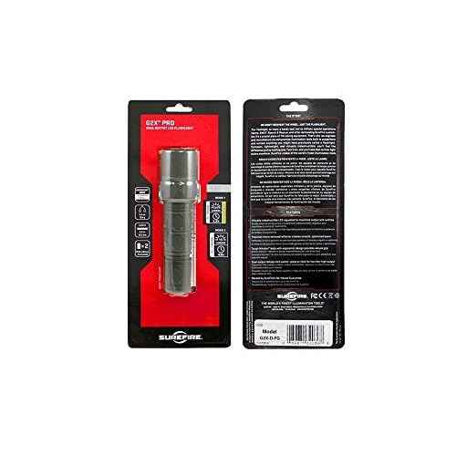 SureFire G2X Pro Dual-Output LED Flashlight with click switch, Forest Green