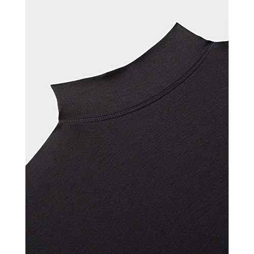 32 Degrees Heat Mens Performance Thermal Lightweight Baselayer Mock Top Long Sleeve Top