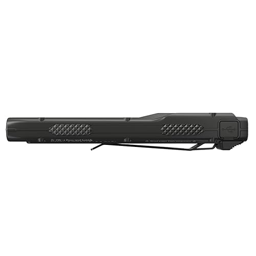 Nitecore EDC25 EDC Flashlight, 3000 Lumen Slim Flat Shape USB-C Rechargeable Lightweight for Everyday Carry with Clip, and NitecoreSt Sticker