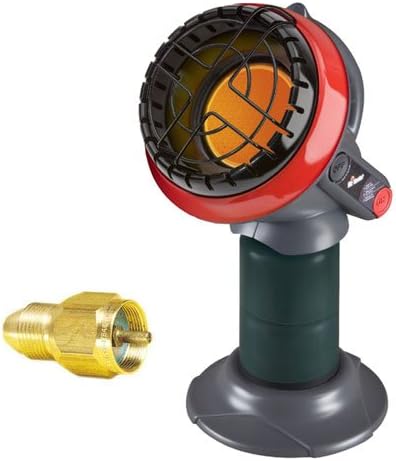 Mr. Heater F215100 Portable Little Buddy Propane Heater with Tank Refill Adapter
