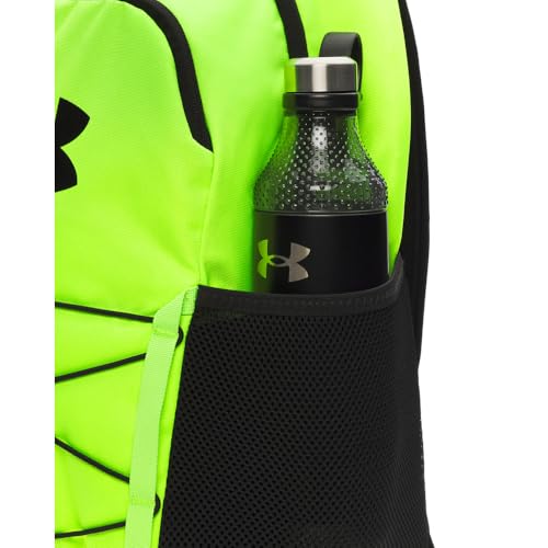 Under Armour Unisex Hustle Sport 6.0 Backpack, (389) Hyper Green/Black/Black, One Size Fits Most