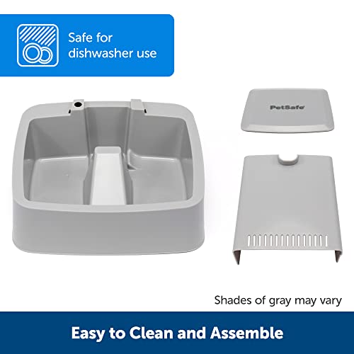 PetSafe Oasys 1/2 Gallon Pet Fountain - Cat & Dog Hydration Station with Free-Falling Water Stream & Customizable Flow - E...