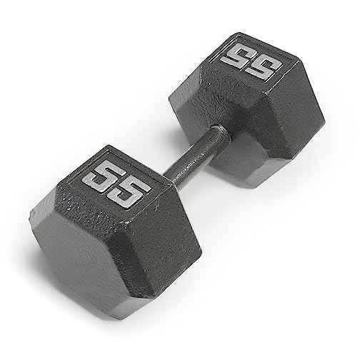 Marcy Cast Iron Hex Dumbbells Collection - Available size from 3-lb to 100-lb, SOLD INDIVIDUALLY