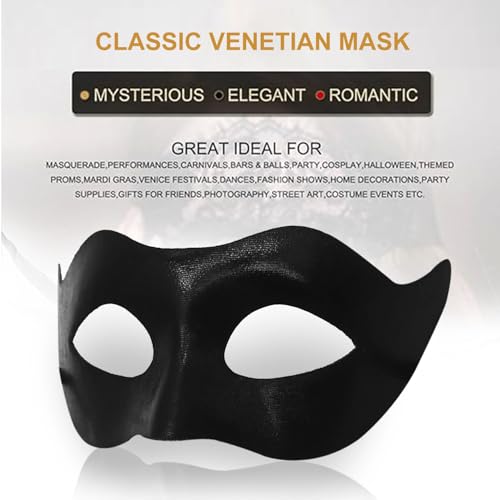 MYMENU Masquerade Masks for Women Couple Men Venetian Mask Halloween Carnival Mask for Party Prom Costume