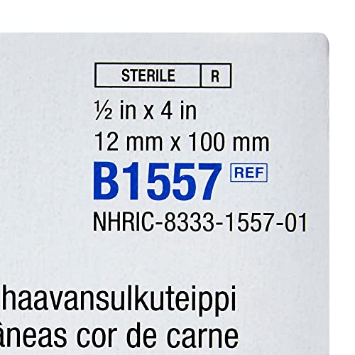 Steri-Strip Closure Flexible Skin Strip .5 x 4 Sterile B1557, 50 Ct