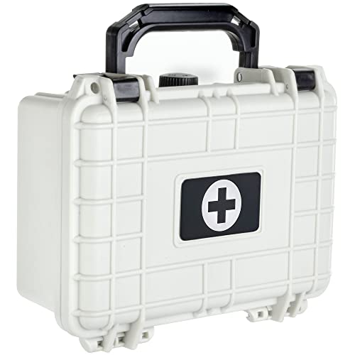 Eylar Compact 8.12 Inch Hard Protective Medical Case EMT First Responder and First Aid Service Storage Box, Waterproof, Du...