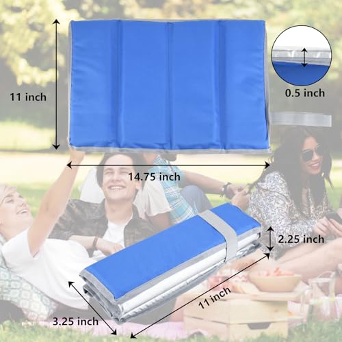 Cosmos 2 Pcs Foldable Sitting Pad Seat Cushion Portable Sitting Mat Foam Camping Sit Cushion Insulated Sitting Pad Hiking ...