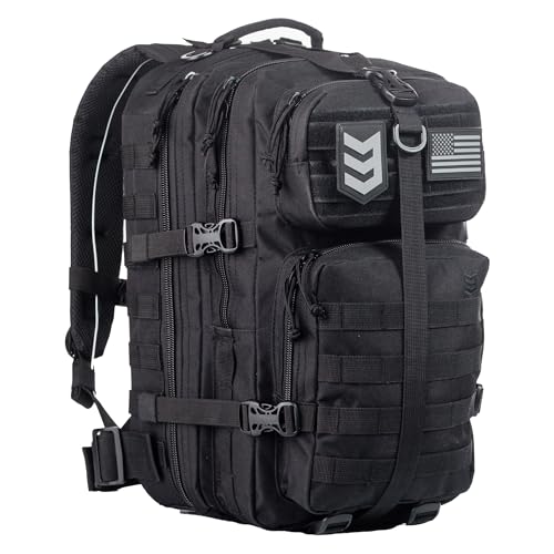 3VGEAR Velox II Quick Action Tactical Backpack - 27L Capacity Bag with 4 Compartments, MOLLE Webbing, Hydration Compatibl...