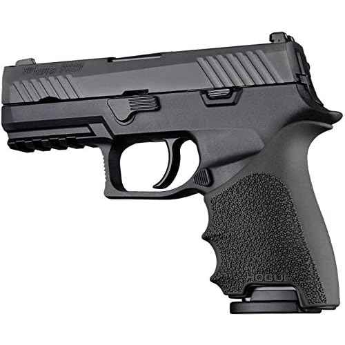 Hogue HandAll Beavertail Rubber Grip Sleeve for SIG SAUER P320 Compact P320C