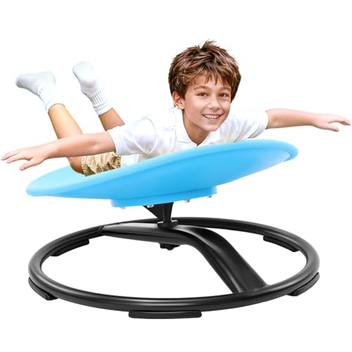 Zhenx Spinning Chair for Autistic Kids (Ages 3-18) - 220LBS Capacity Sensory Swivel Seat - Sensory Toy for Teens with ADH...