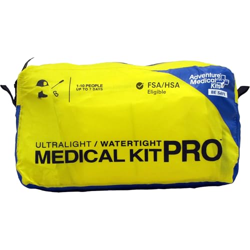 Adventure Medical Kits Ultralight & Watertight Medical Kit Pro - Emergency First Aid Kit with Laerdal CPR Mask, Irrigation...
