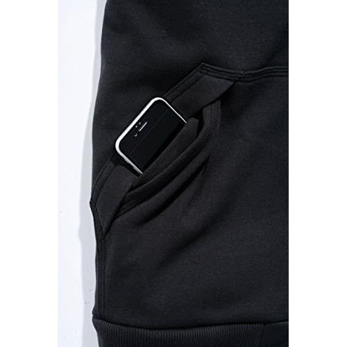 Carhartt Men's Big & Tall RD Rockland Sherpa Lined Hooded Sweatshirt, Black, 3X-Large