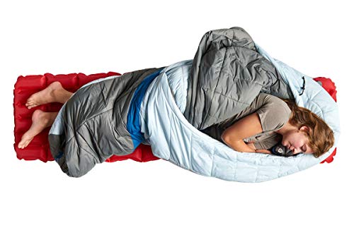 Sierra Designs Night Cap 20 Degree Sleeping Bags - Recycled Synthetic, Zipperless, Mummy Style Camping & Backpacking Sleep...