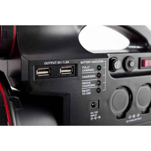 Celestron ? PowerTank 12 Telescope Battery ? Rechargeable Portable 12V Power Supply for Computerized Telescopes ? 84 Wh Power ? Built?in 2 USB Ports, Cigarette Lighter Adapter, Built-in Flashlight