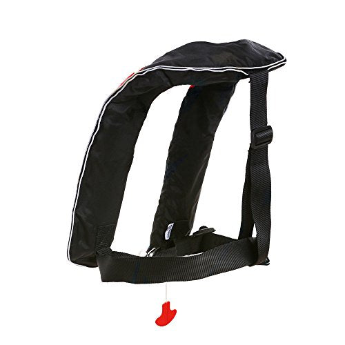 Lifesaving Pro Automatic/Manual Inflatable Vest PFD Inflate Life Jacket Zippered Pocket Lifejacket Vest SUP Survival Aid