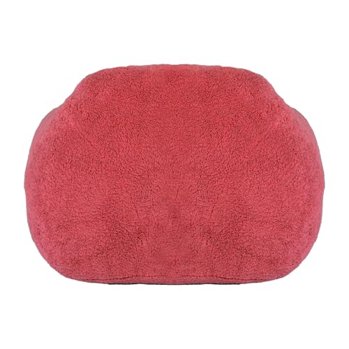 Bean Bag Chair Memory Foam Bean Bag Chairs for Adults Lazy Floor Sofa Bean Bag Couch with Armrests for Living Room Bedroom Adult Bean Bag Chair (Rose Red)