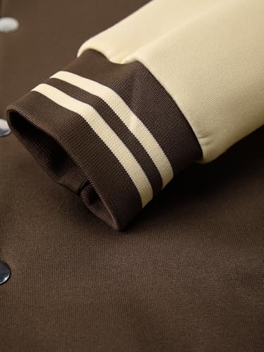 Men's Autumn/Winter Long-Sleeved Pocket Jacket Baseball Jacket Classic Color Block Fashion Casual Outdoor Sports Top