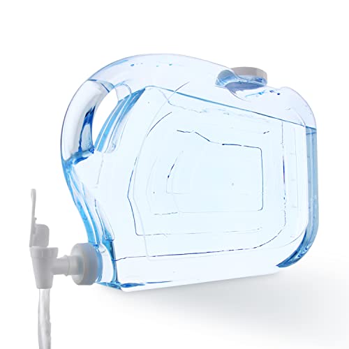 Arrow Home Products Ultra Slimline Drink Dispenser for Fridge, 1.25 Gallon - Plastic Beverage Dispenser with Spigot for Ea...