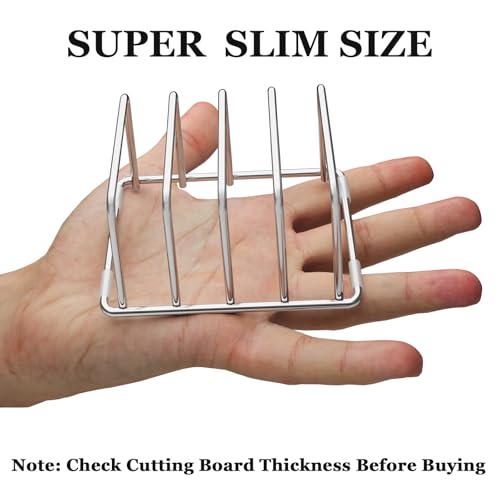 Cutting Board Organizer Stand Holder - 304 Stainless Steel Chopping Board Rack, Pot Pan Lid Holder, Kitchen Shelf for Bake...