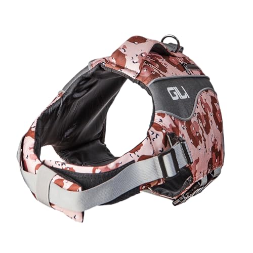 Gili Dog Life Vest Jacket Flotation (Desert Camo, Medium)