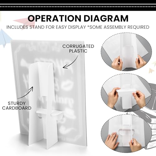 Briwooody Photo Booth Sign with Stand Retro Background Table for Indoor and Outdoor Party Theme Event Photography Props De...