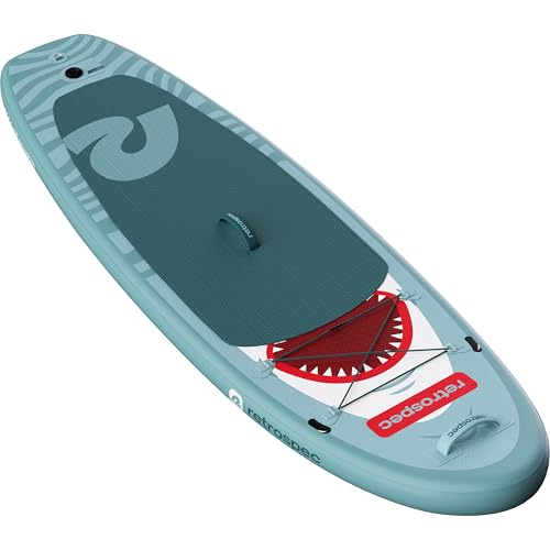 Retrospec Weekender-Nano 8'6" Kids Paddle Board Inflatable - Youth SUP with Adjustable Paddle, Pump & Backpack - Stable De...