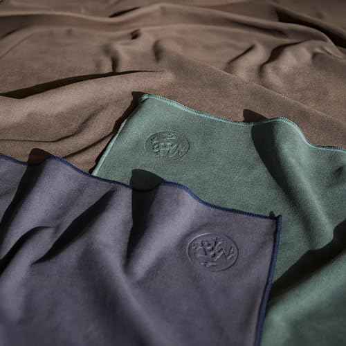 Manduka eQua Hot Yoga Mat Towel - 72" | Instant Moisture Activated Grip | Ultra Soft Microfiber | Quick Dry, Daily Use Ready | Lightweight, Travel Friendly Mat Layer