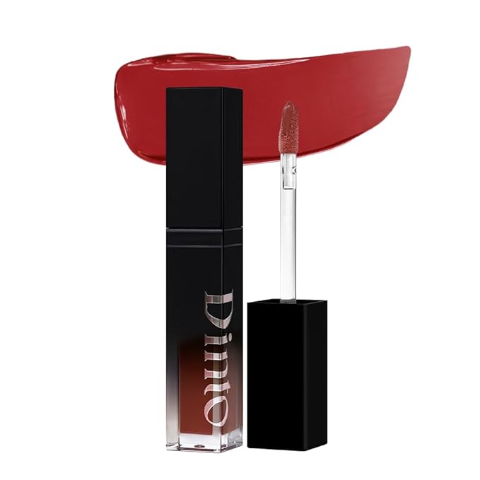 DINTO (Peter & Wendy Collection Deep-Kissed Plumping Lip Enamel - Glitter Lip Gloss, High Shine, Cooling Plumping, Long-Lasting, Vegan & Cruelty-Free (154 Barrie, 4ml)
