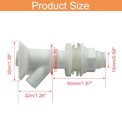 Bonsicoky 3 Pack Push Button Cooler Spigot - Plastic Water Faucet Compatible With Rubbermaid Gott Valve - Replacement Disp...