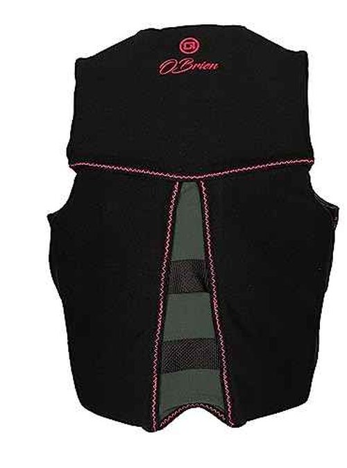 O'Brien Women's Flex V-Back Neoprene USCGA lfie Jacket for Watersports, Boating, PWC, Swimming & Paddle