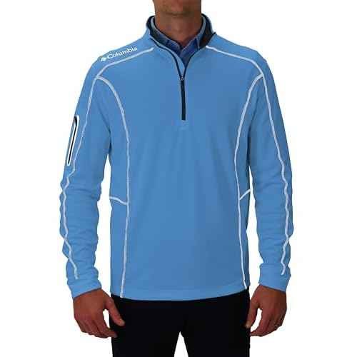 Columbia Men's OMNI WICK Shotgun 1/4 Zip Pullover Breathable Long Sleeve