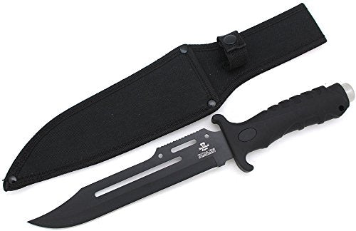 Snake Eye Tactical Fixed Blade Tactical Combat Knife 13-Inch Overall Self Defense Hunting Camping Fishing Survival